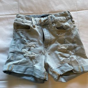 Size 00 Aeropostale light blue shorts